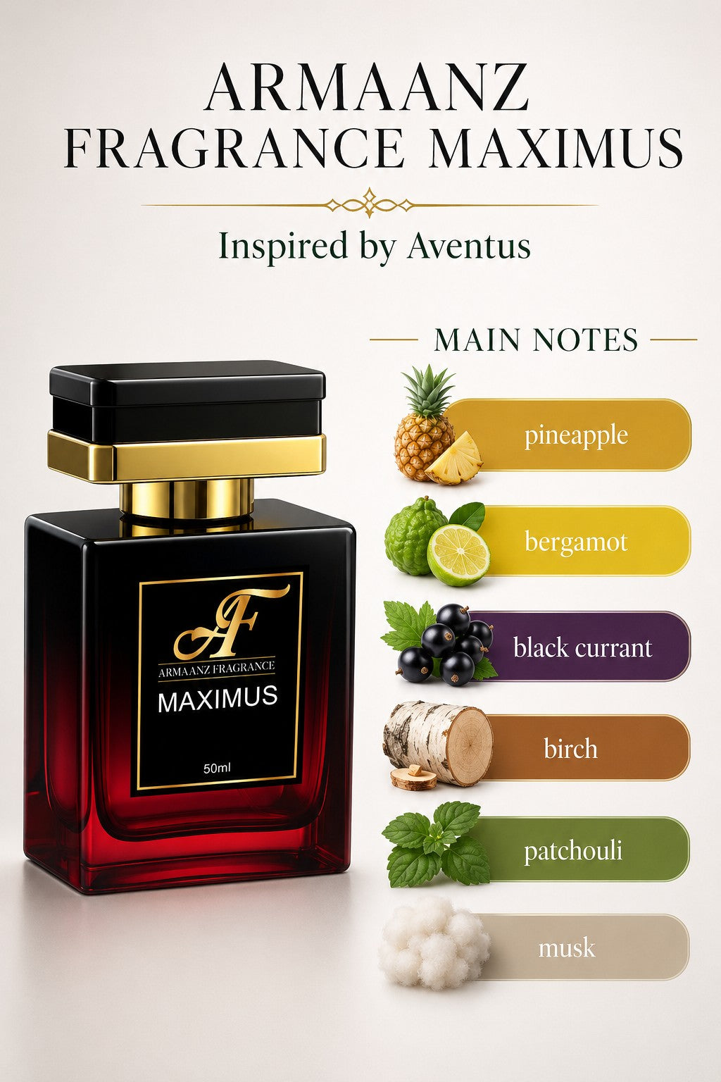Maximus – Bold Fruity Woody Perfume For Men