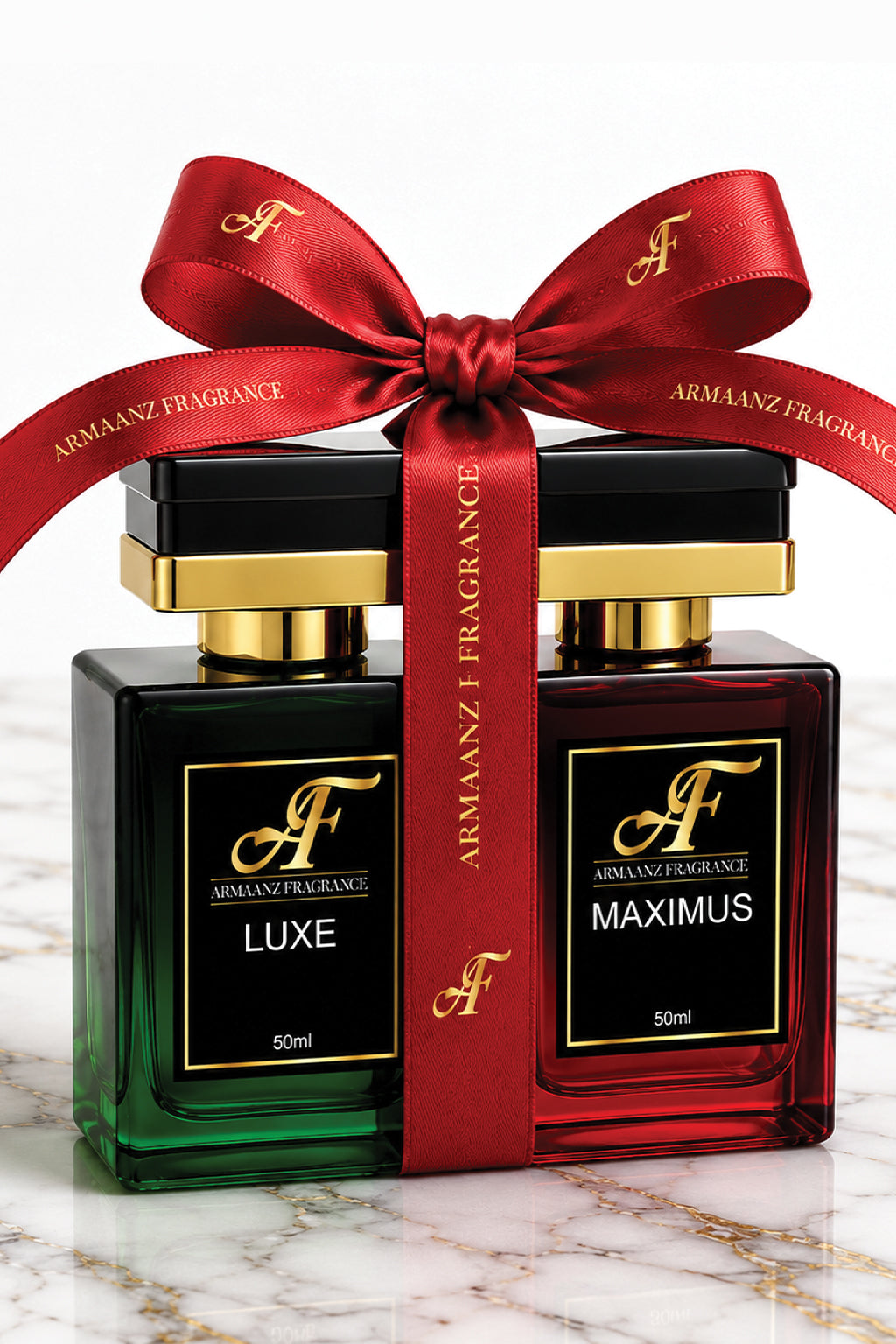 Luxe & Maximus Luxury Perfume Bundle | Bombshell & Creed Aventus Inspired Fragrances | Free Delivery + 2 Free Testers