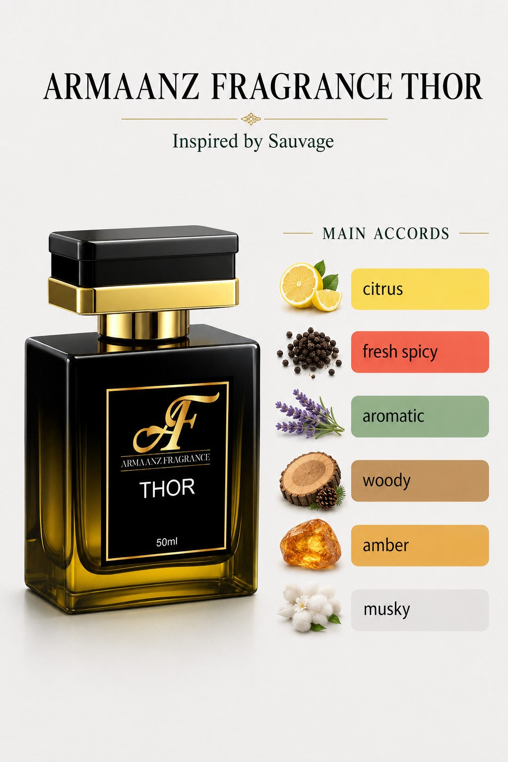 Thor – Bold Woody Spice Perfume For Men