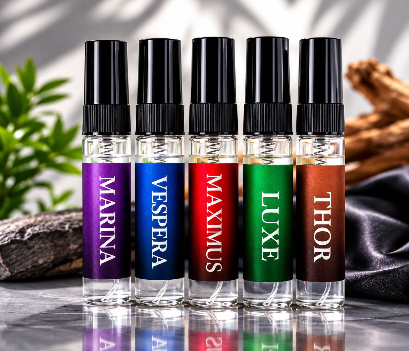 Premium Perfume Tester Discovery Set with Free Delivery – 5 Luxury Fragrance Samples