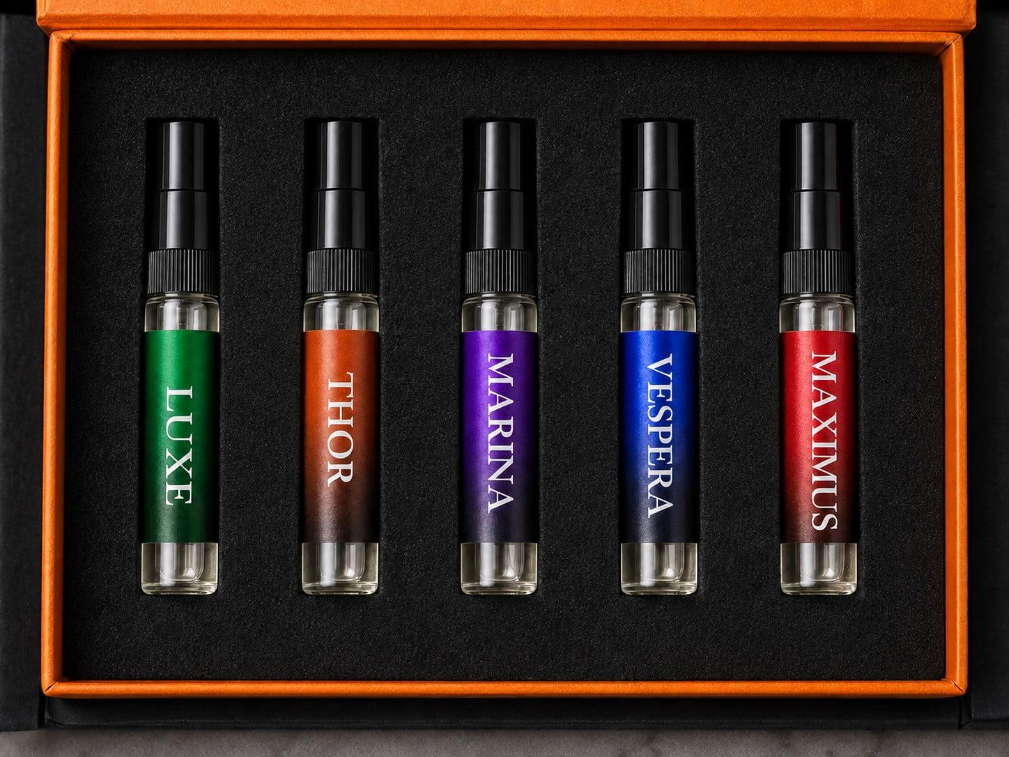 Premium Perfume Tester Discovery Set with Free Delivery – 5 Luxury Fragrance Samples